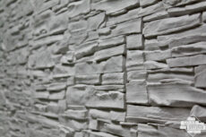Декоративный камень Альпийский сланец Серый